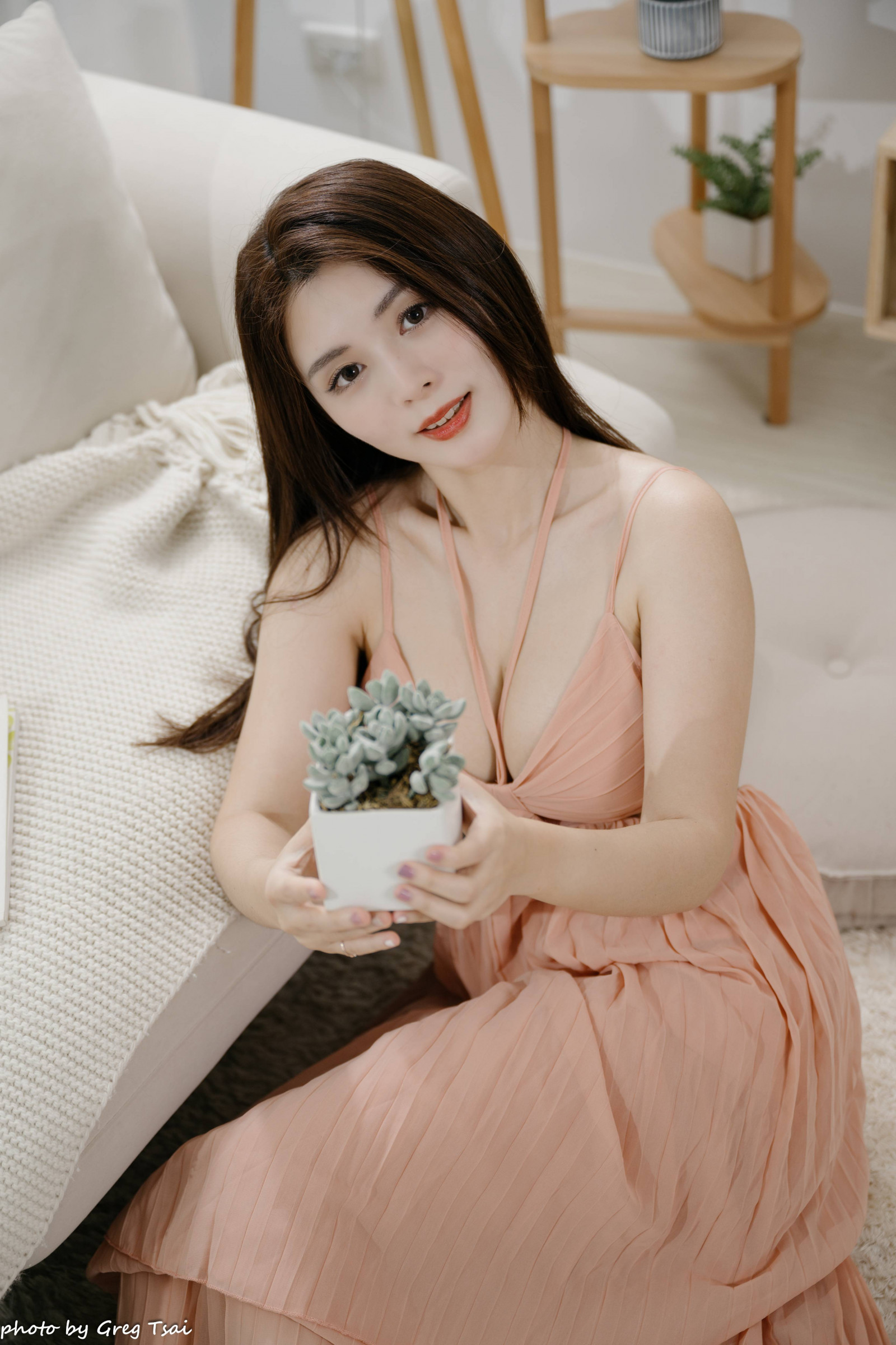 ázsiai, aranyos, modell, Személy, szexis, thai