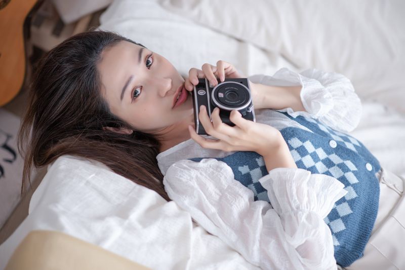 modrý,kontrolor,plést,mini,sukně,vesta