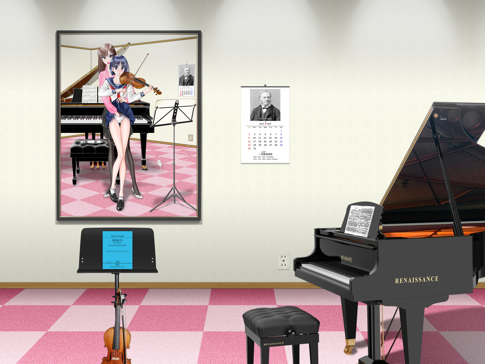 klassisk musik, Åben, flygel, lesbisk, violin