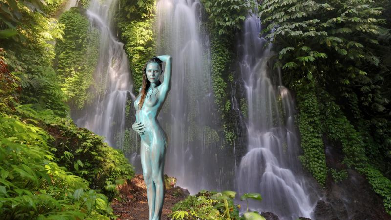 หน้าอก,สีน้ำตาล,โมเดล,เปลือยเปล่า,หัวนม,ทาสี