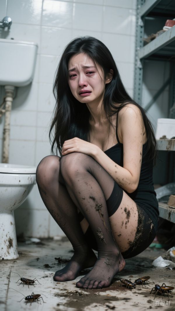 abuse,ai,injury,messy,warehouse,woman