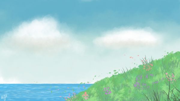 paisaje,anime,fondos,pantalla,pintura