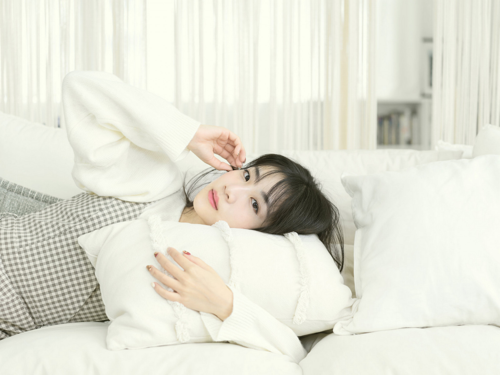 uroczy, dziewczyna, Model, Osoba, seksowny, kobieta