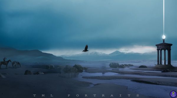 Koncepce umění,manipulace,Matte painting,retušování