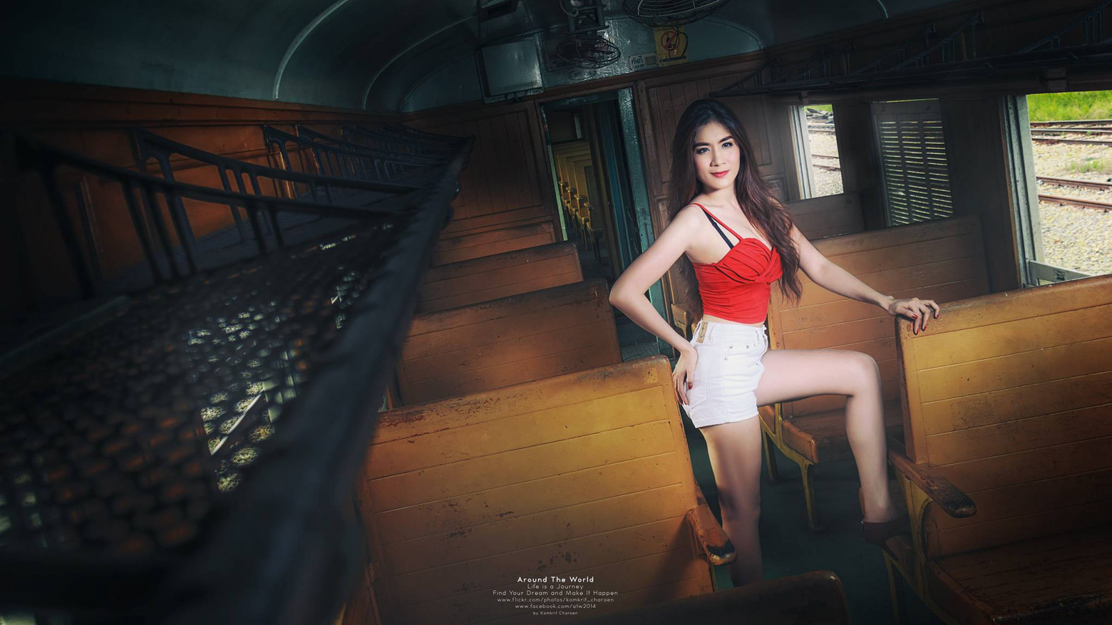 亚洲人, 女孩, 性感的, 泰国, 女人