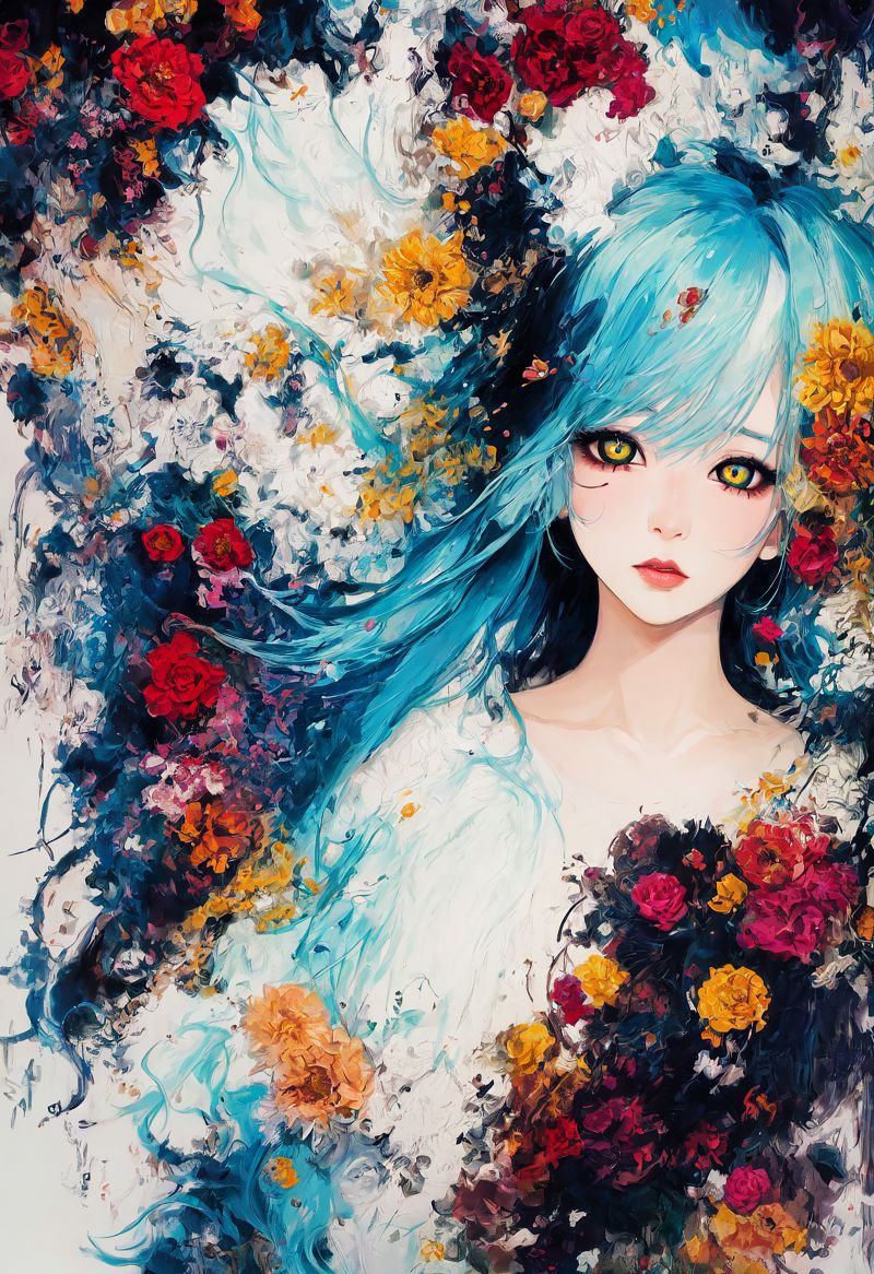 아름다운,영창,색깔의,정서적 인,연상,소녀