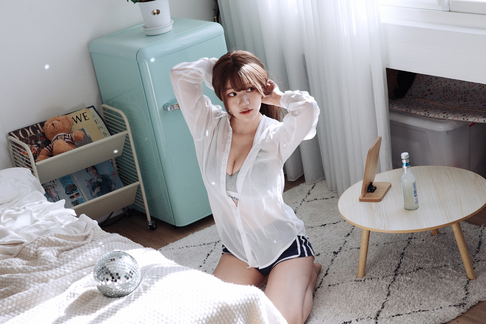 4k, asijský, dívka, žena