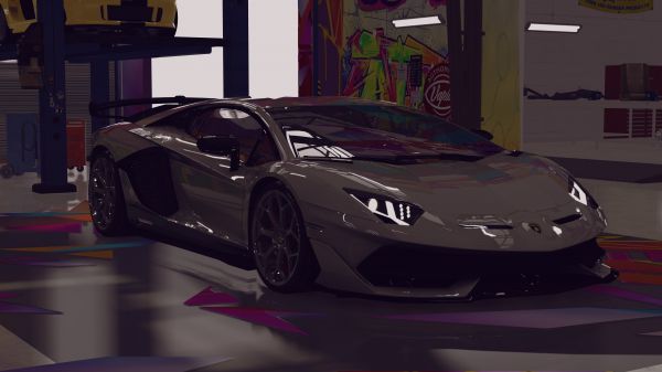 mobil,Lamborghini,Aventador,Svj,permainan,assettocorsa