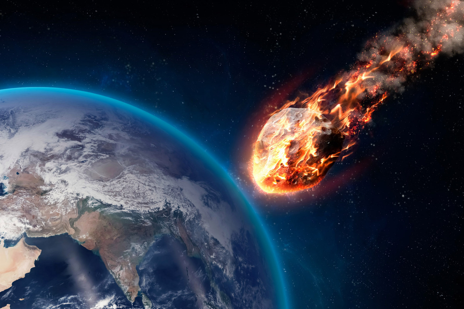 asteroid, Earth, meteor, meteorite, space