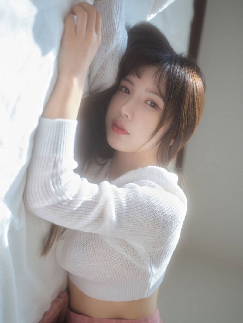 Châu Á,mùa vụ,Trong nhà,Đan,Váy ngắn,Hồng