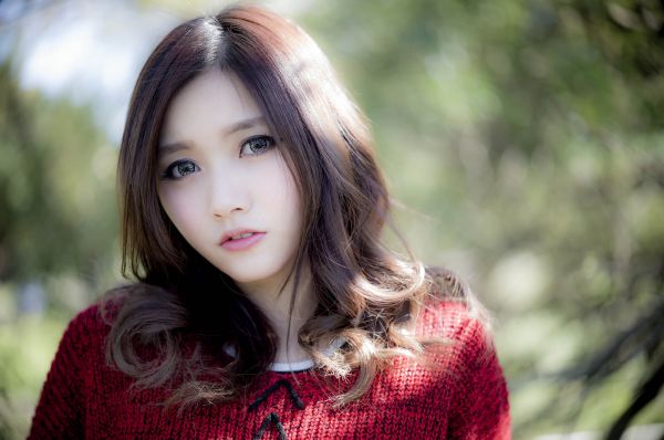 Asia,menghadapi,gadis,cinta,model,suasana hati