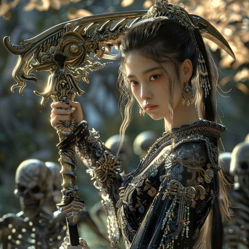 Ai,tưởng tượng đen tối,Lưỡi hái,Bộ xương,Sọ,Chiến binh