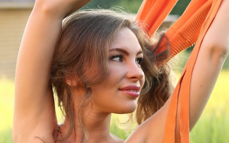 黑发,眼睛,面对