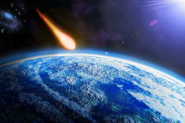 asteroid, Earth, meteorite, space, comet