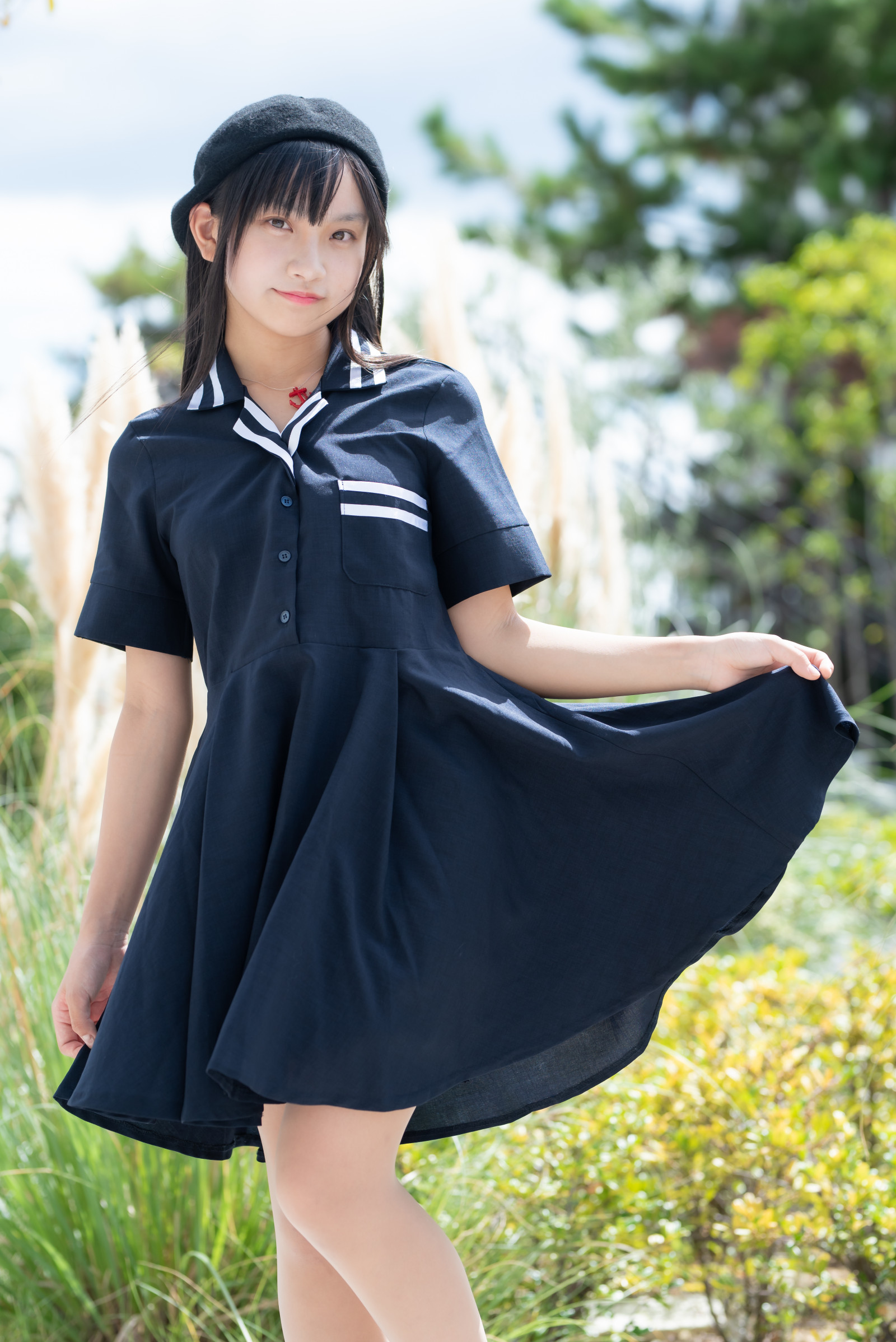 asijský, dívka, sexy