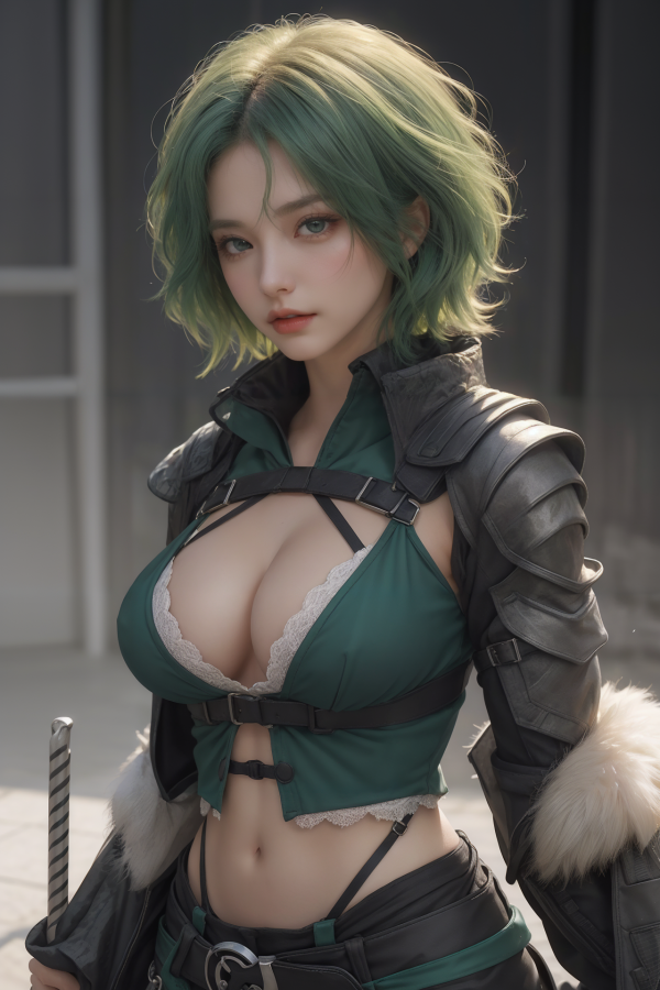 AIGC,anime girls,beautiful,cleavage,cosplay,female