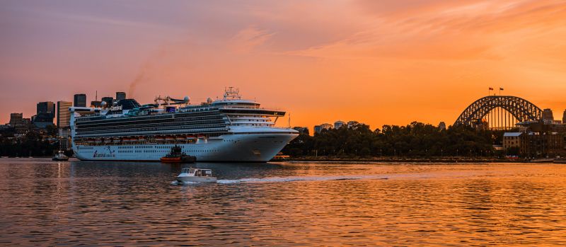 letadlová loď, architektura, modrá obloha, bokeh, most, světla města