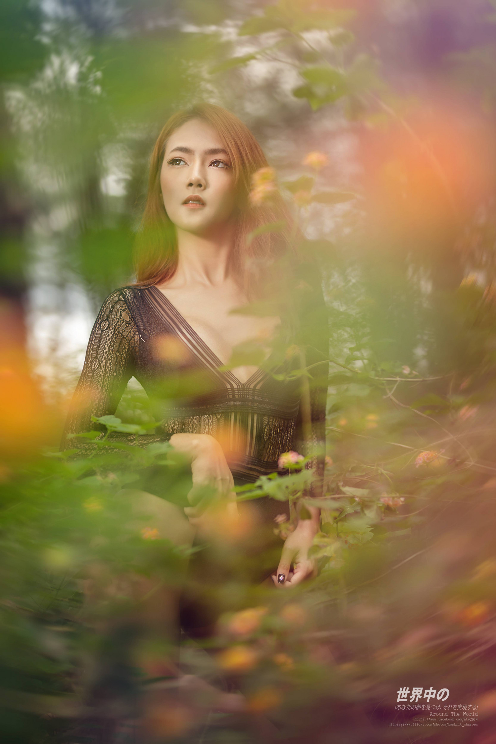 aasialainen, tyttö, seksikäs