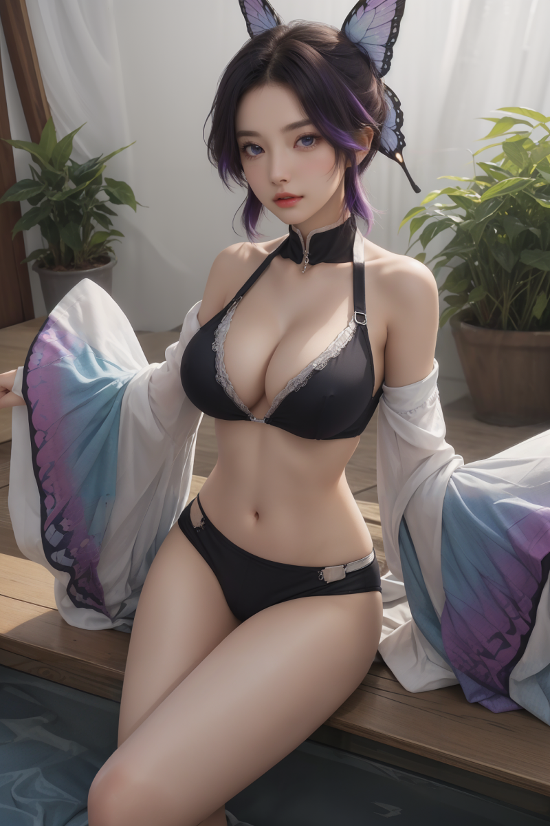 AIGC,Anime Mädchen,schön,Brüste,Spaltung,Cosplay