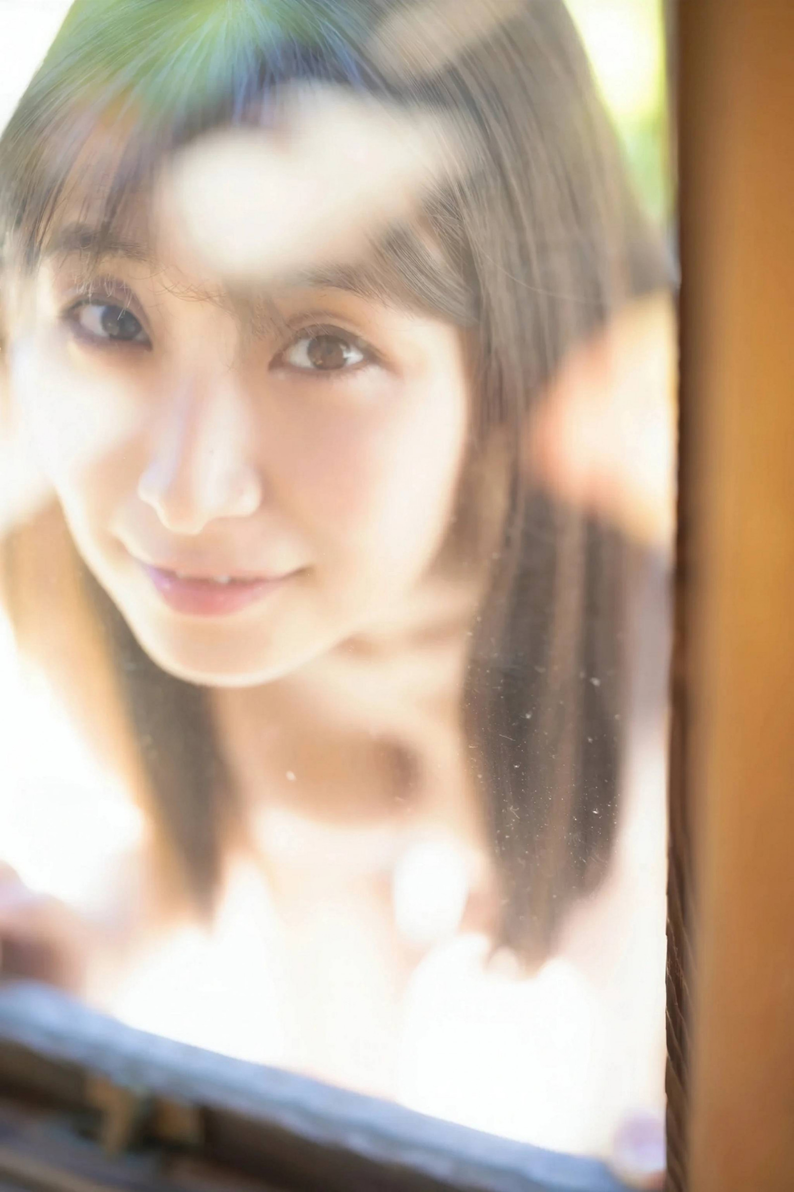 Asia, lepas, Crop Top, dalam, jeans, Cerah, putih, wanita