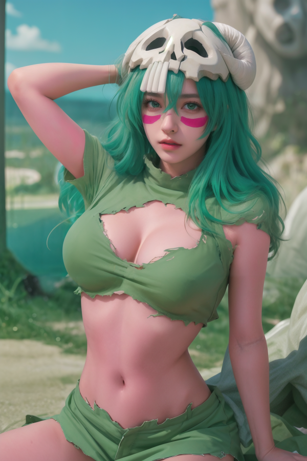 AIGC,beautiful,Bleach,breasts,cleavage,cosplay
