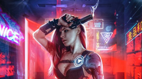 digital art,cyberpunk,futuristic,science fiction,wallpaper