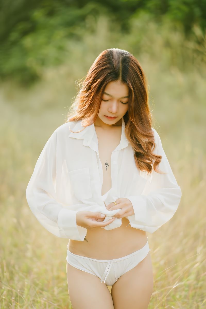 可爱,女孩,女孩,模型,人,性感的