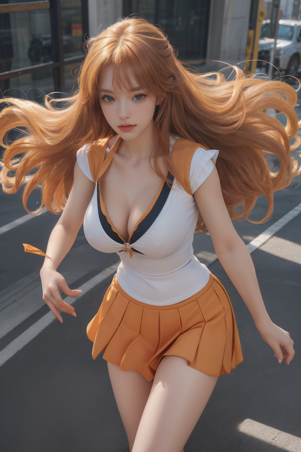 AIGC,anime girls,beautiful,cleavage,cosplay,female