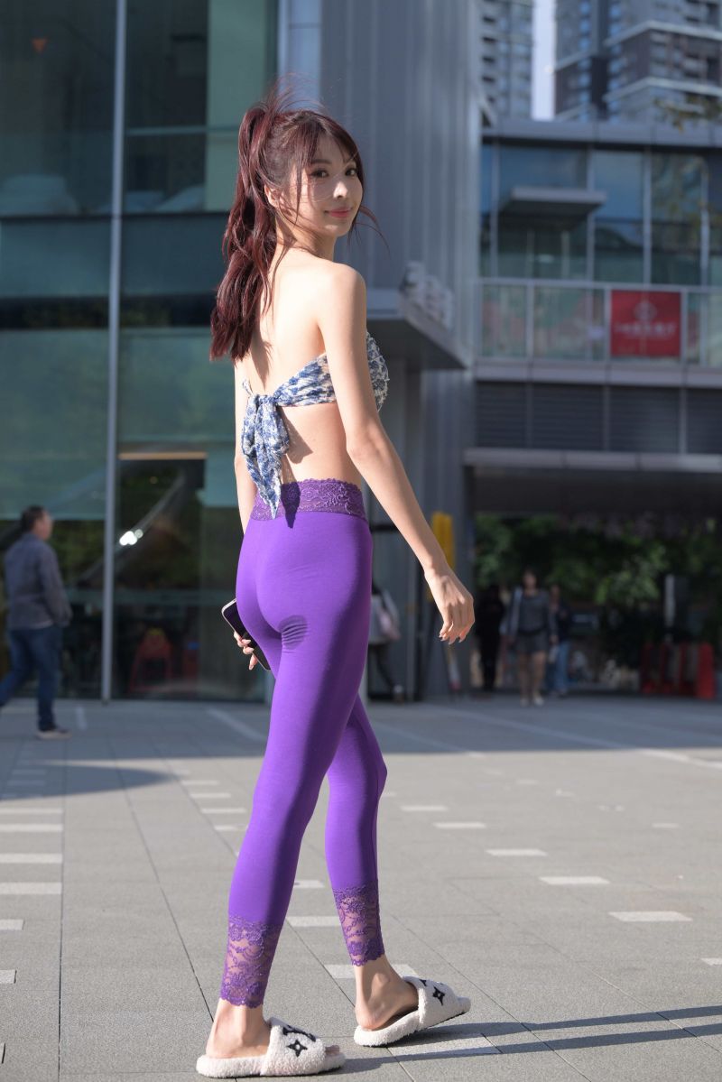 asijský, hnědé vlasy, denní světlo, venkovní, koňský ohon, ulice