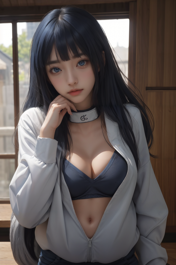 hinata, Hyuga, naruto, AIGC, sweet, girl