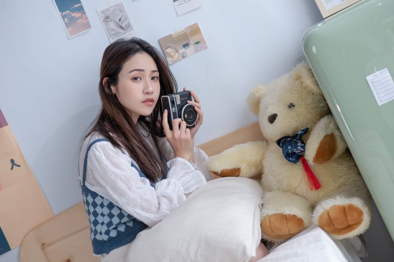 modrý,kontrolor,plést,mini,sukně,vesta