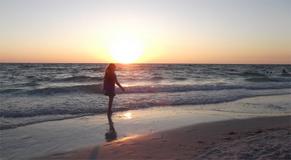 Naples,sunset
