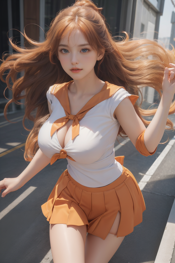 AIGC,anime girls,beautiful,cleavage,cosplay,female