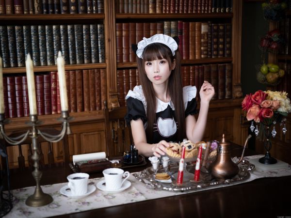4k,Asia,Cina,imut,mode,wanita
