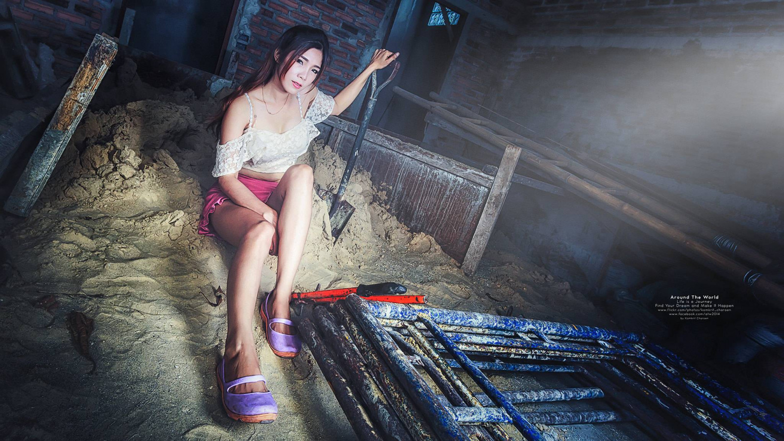 Азиатский, Девушка, модель, женщина