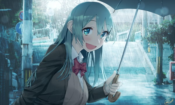 anime,big eyes,blue,eyes,happy,manga