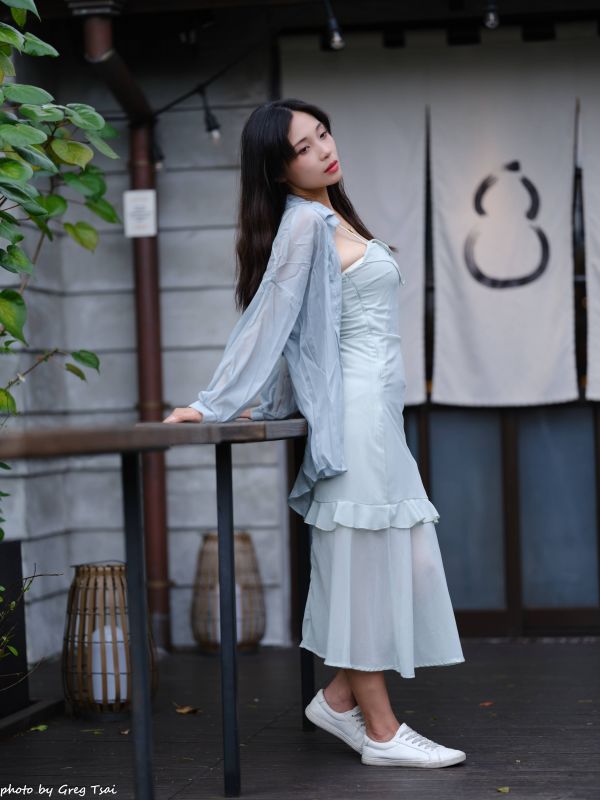 moda,femmina,verde,le foglie,natura,all'aperto