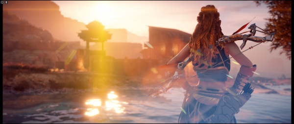 Horizon Zero Dawn,ultrawide,virtual photography,water,sky,cloud