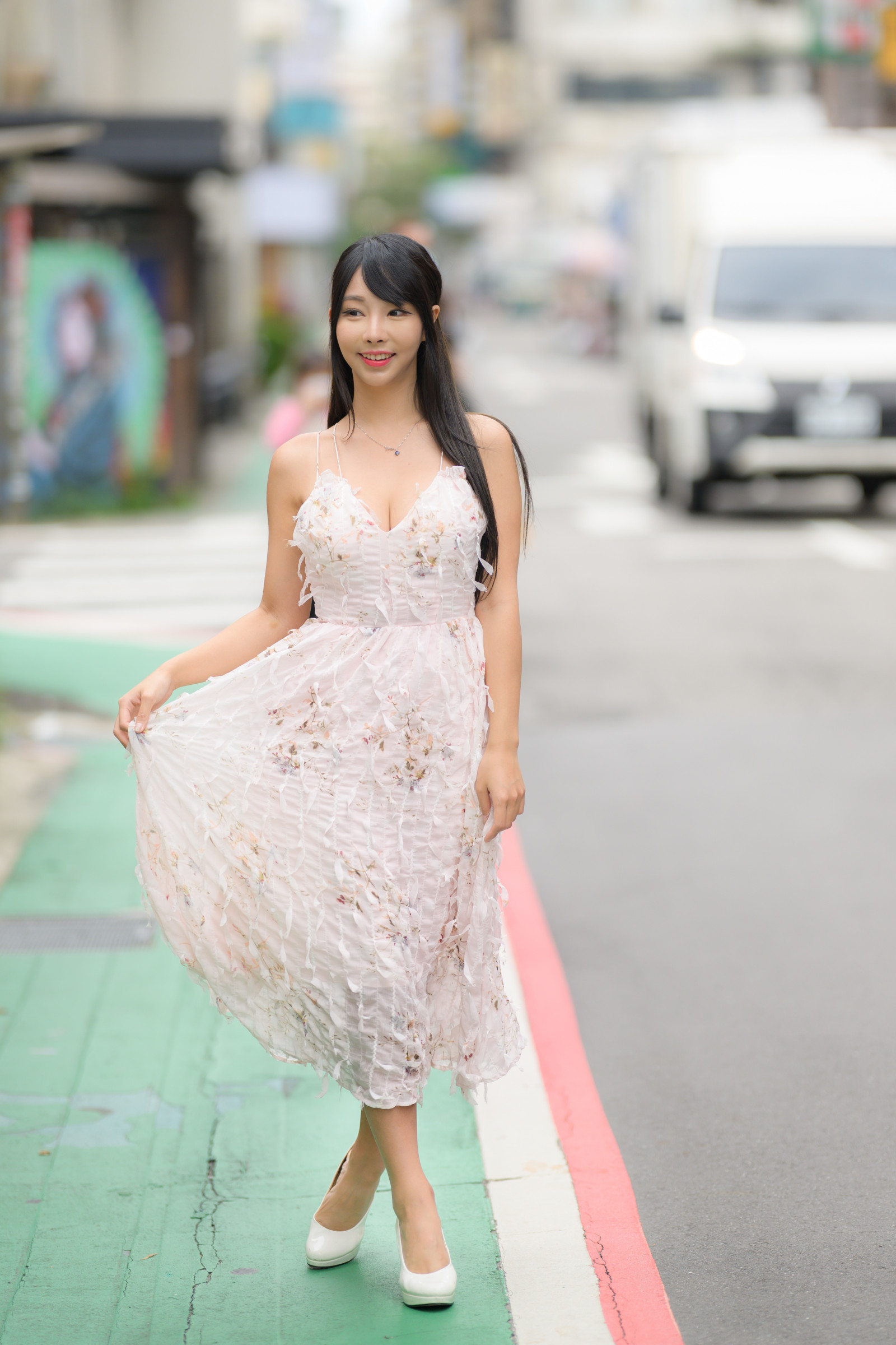 Azjatycki, dziewczyna, kobieta