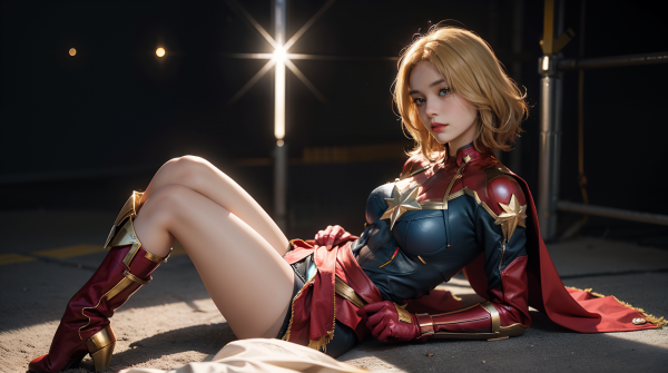 Captain Marvel,cleavage,girl,hot,marvel,sexy