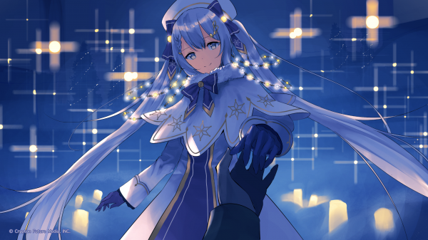 Snow Miku,miku,anime,anime girls,snow,hand
