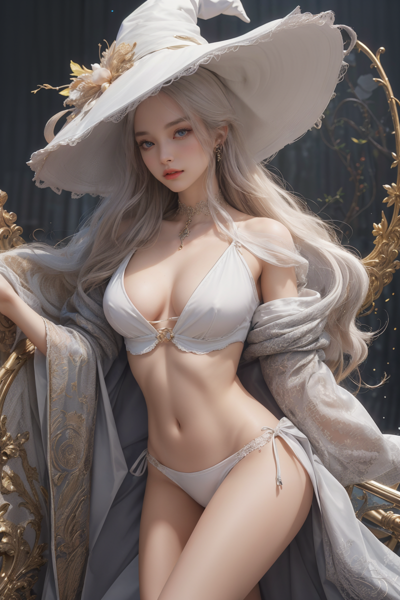 AIGC,hermosa,Pechos,escote,Cosplay,niña