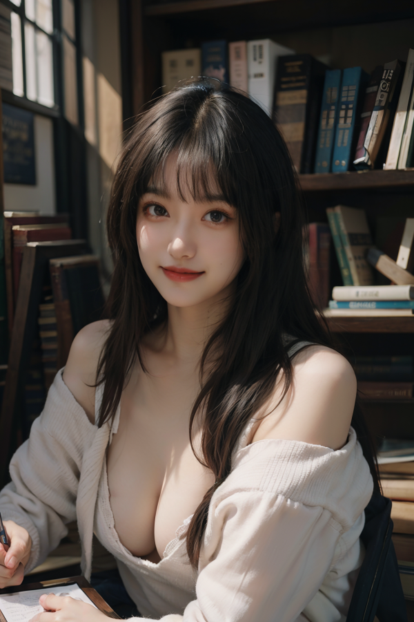 library,Sunny,cute and charming