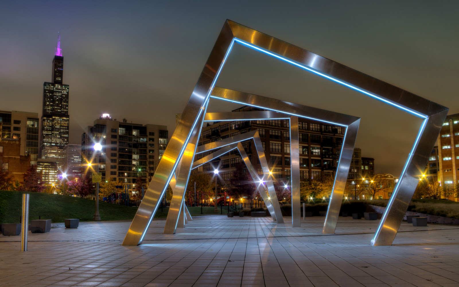 cityscape, night, architecture, portrait display, building, road