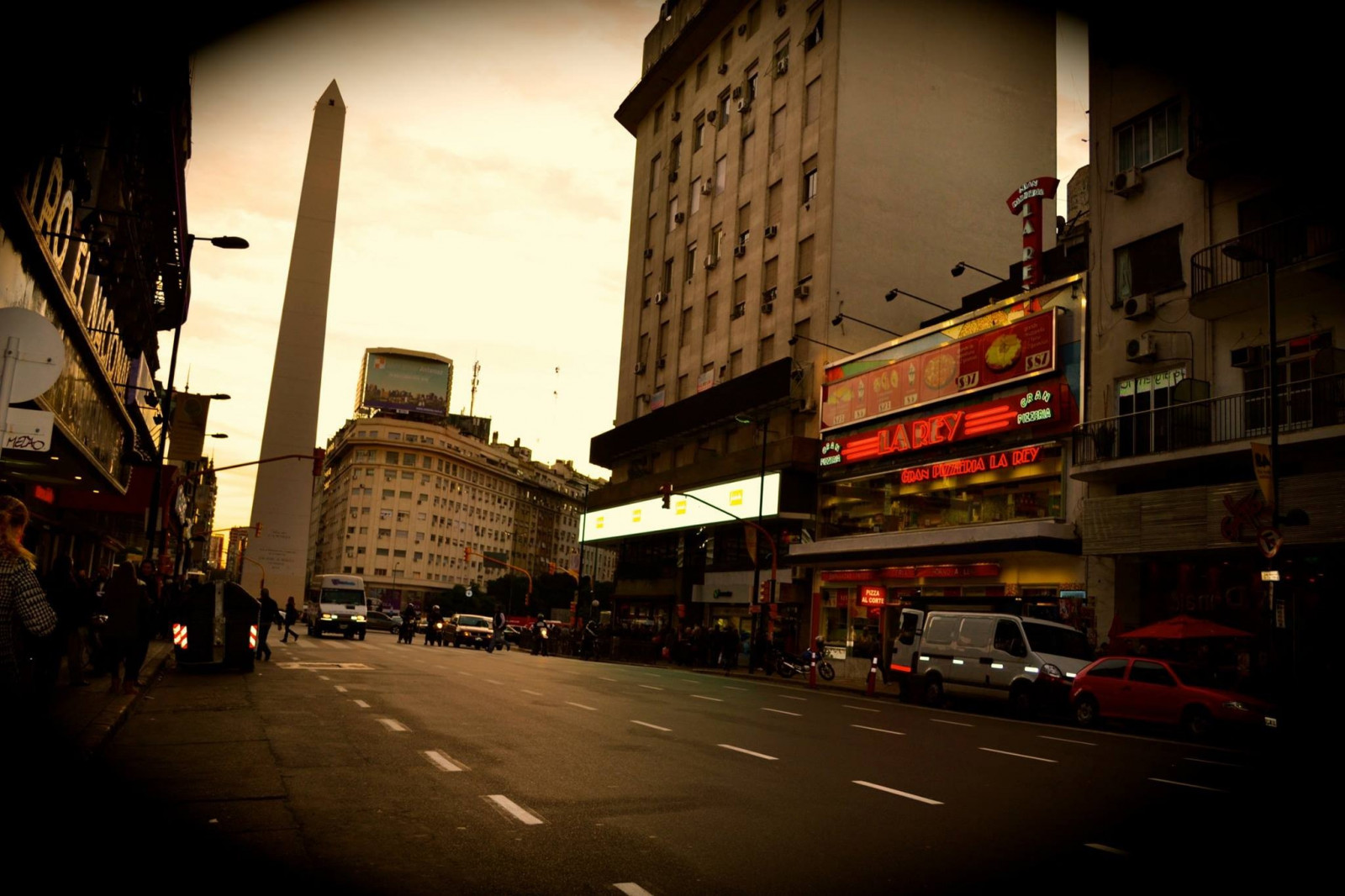 město, ulice, panoráma města, noc, silnice, večer, město, infrastruktura, Buenos Aires, světlo, centrum, osvětlení, tma, 2048x1365 px, urban area, lidské osídlení