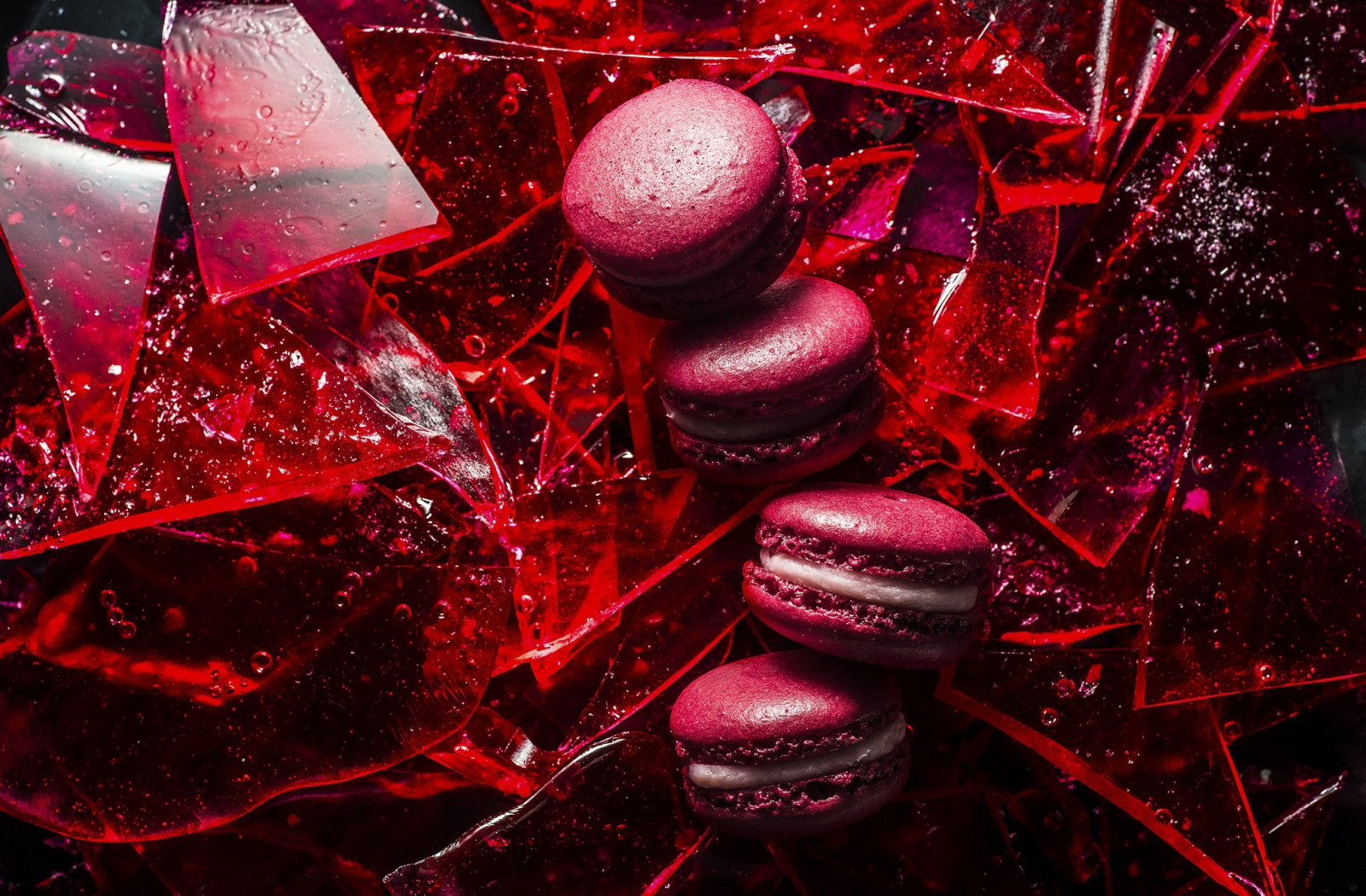 Wallpaper food, red, broken glass 2048x1345 WallpaperManiac