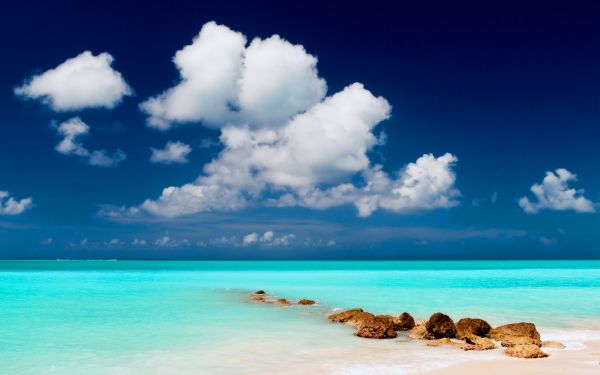 clouds,lagoon,sky,gulf,stones,blue water