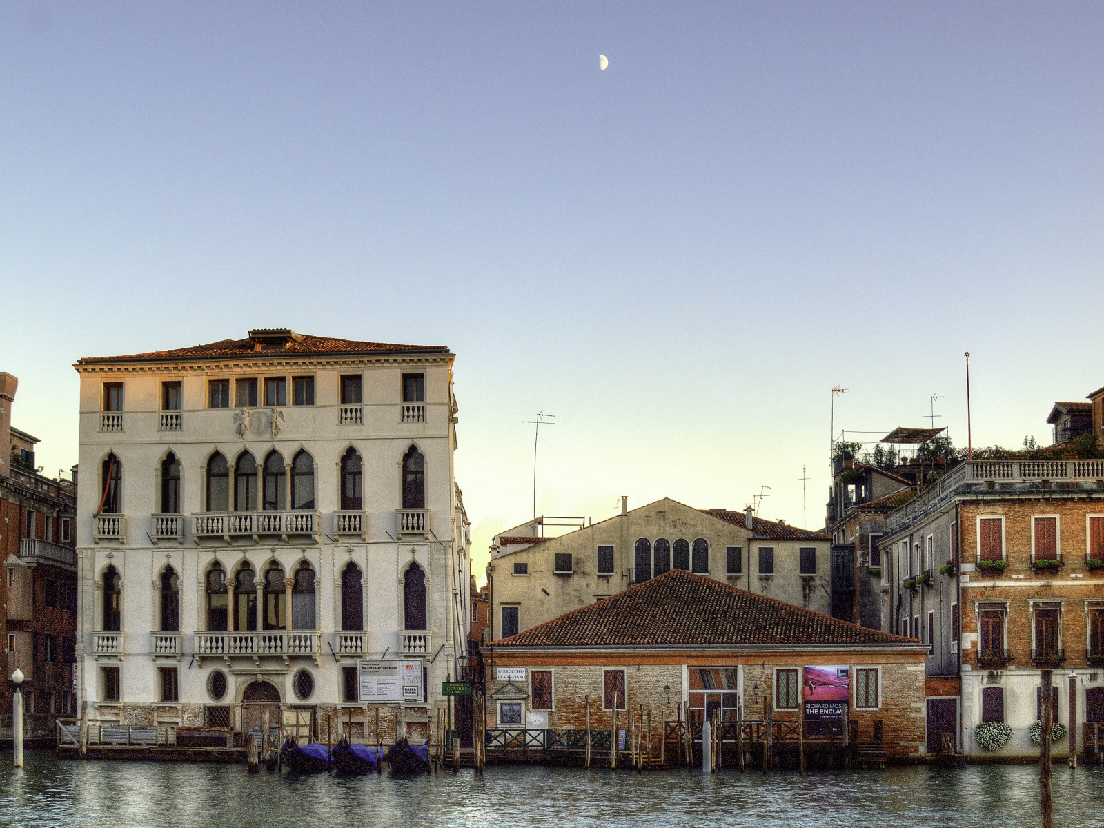 krajina, moře, město, Itálie, starověký, voda, budova, odraz, nebe, Benátky, Měsíc, Cestovní ruch, večer, řeka, město, náměstí, kanál, palác, waterscape, náměstí, kanál, města, veneto, fasáda, kanály, vodní, grandcanal, Santoma