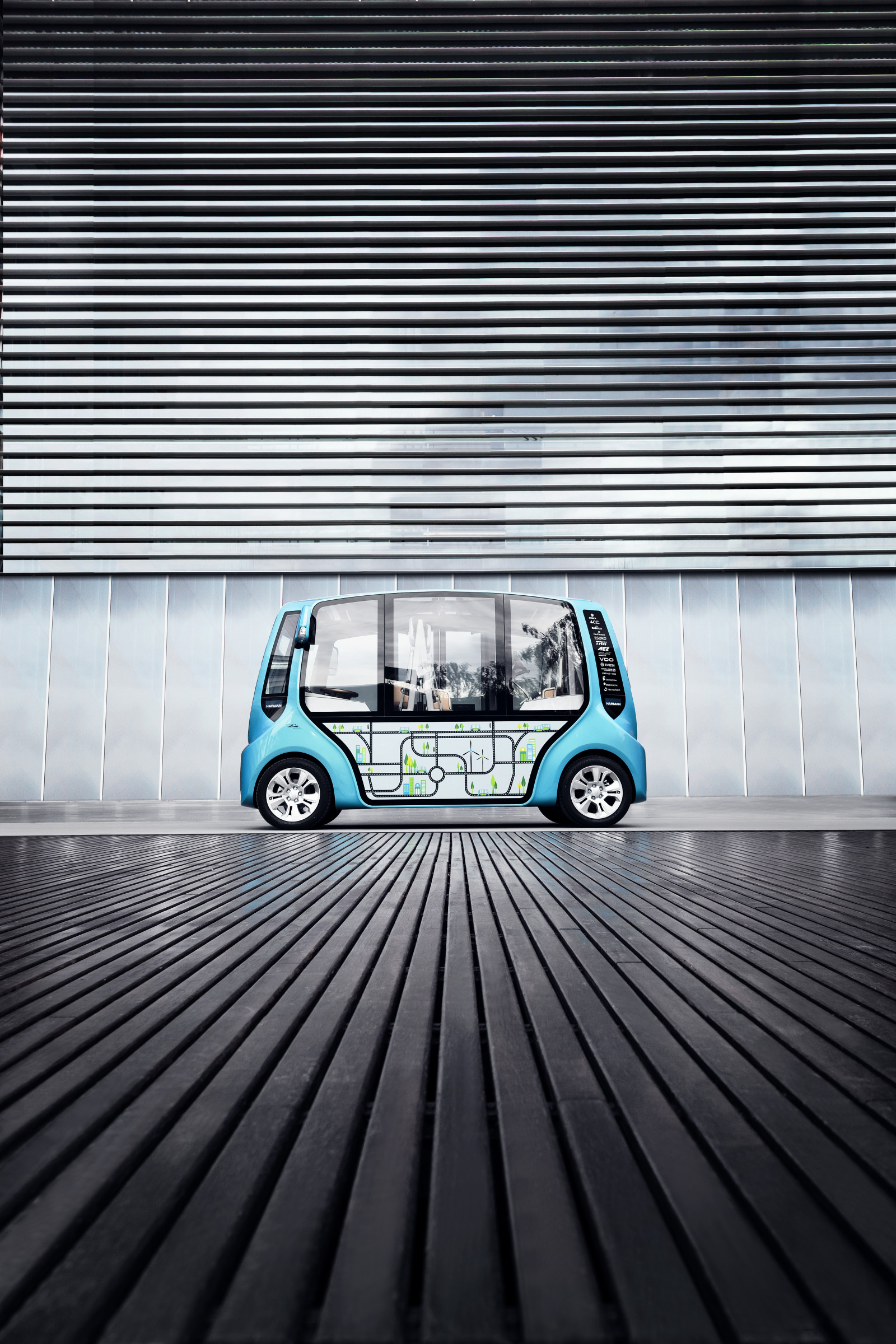 černobílý, symetrie, 2015, Vzhled interiéru, netcarshow, netcar, obrázky vozidel, photo auto, tvar, design, čára, Rinspeed, Micromax concept, Snímek obrazovky, Černý a bílý, monochromatické fotografování, Žaluzie okna