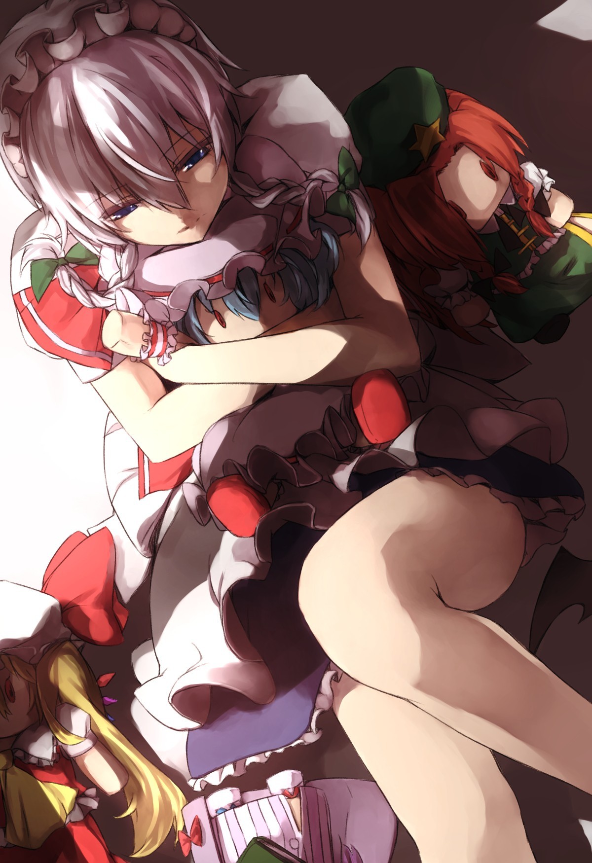 ภาพประกอบ, อะนิเมะ, Touhou, การ์ตูน, Izayoi Sakuya, การ์ตูน, เสื้อผ้า, มังงะ, หนังสือการ์ตูน